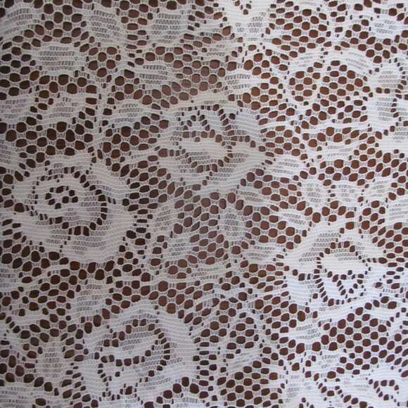 Floral White Lace Table Runner Dresser Scarf Sewing Crafts 86 x 14 - Picture 8 of 14